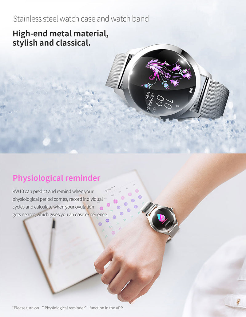 Reloj Inteligente para mujer Kw10 Pro